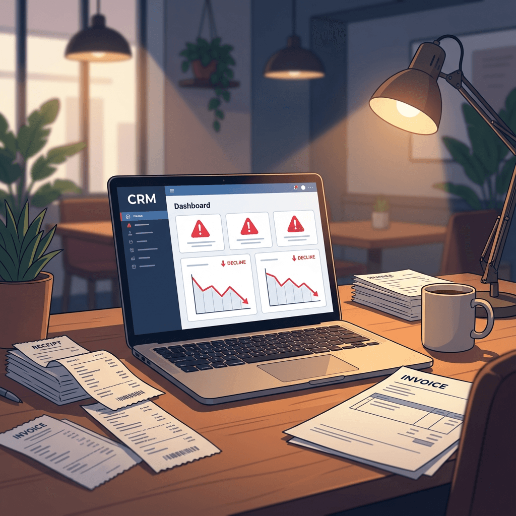 A restaurant operator questioning the rising cost of their CRM software